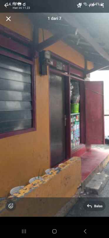 dijual cepat rumah ada warungnya