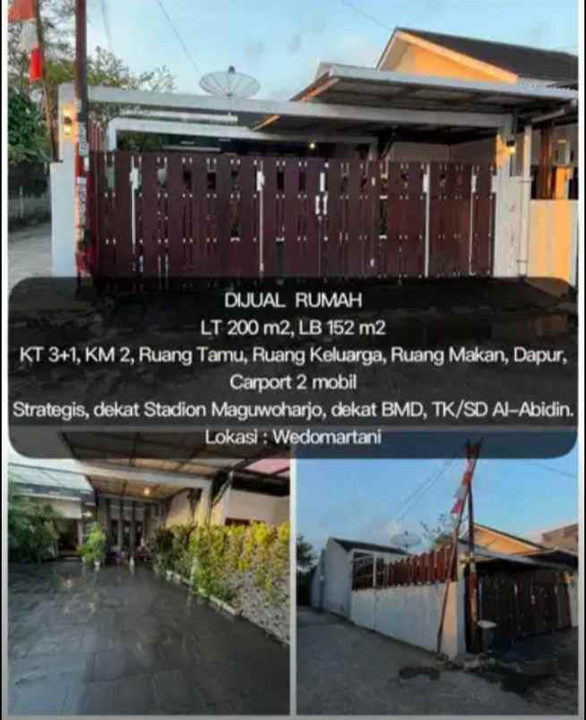 dijual cepat rumah nglarang malang rejo sleman