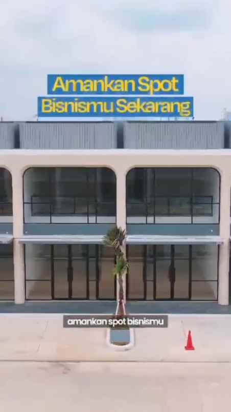 dijual ruko gudang kantor jalan metro tanjung bunga