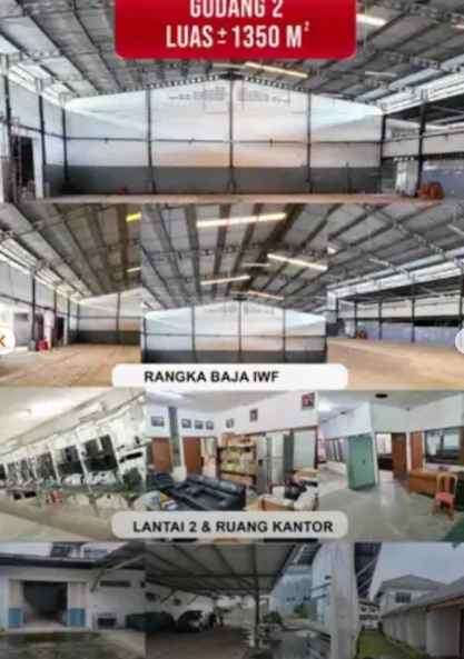 dijual ruko gudang kantor jalan raya bogor jawa barat