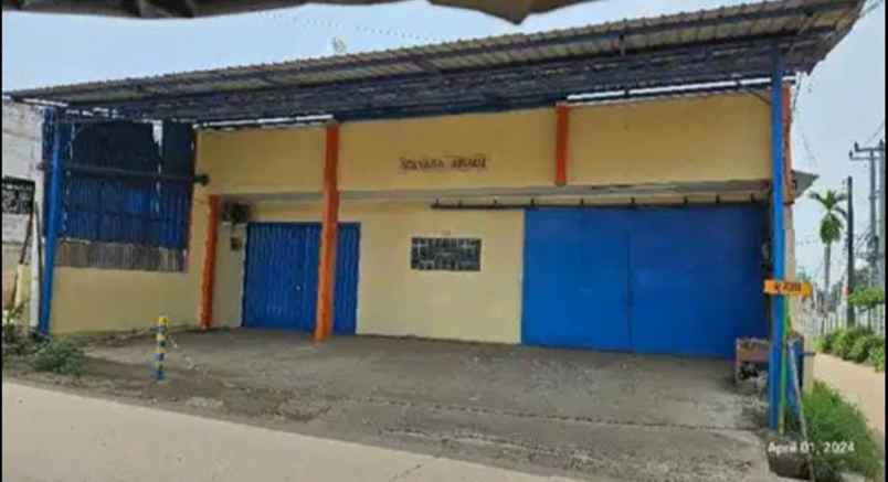 dijual ruko gudang kantor jl raya setu serang setu
