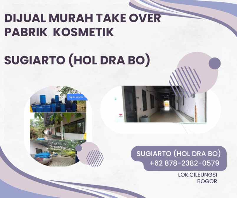 dijual ruko gudang kantor lok cileungsi bogor