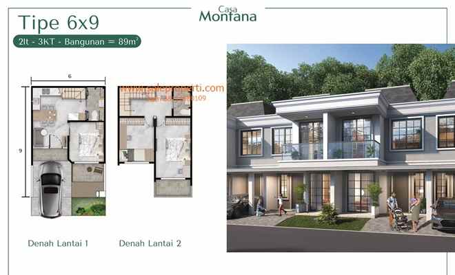 Casa Pasadena - Cluster Montana Pik2 Rumah Baru Promo Cicilan 60x