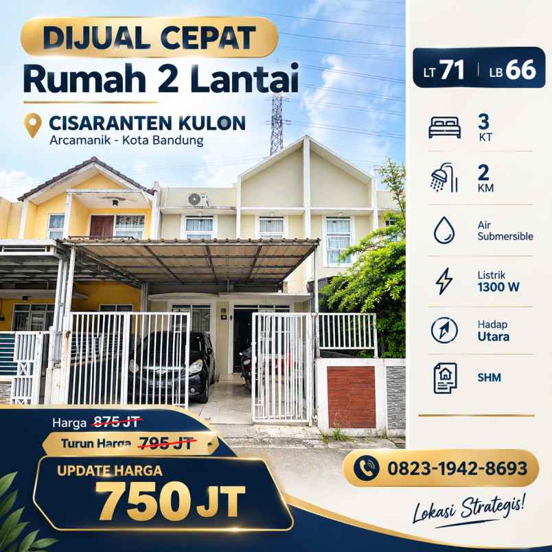 dijual rumah cisaranten kulon