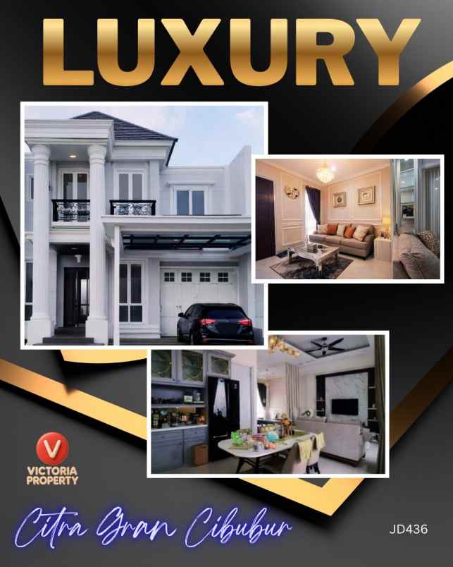 dijual rumah citragran american clasic dalam cluster