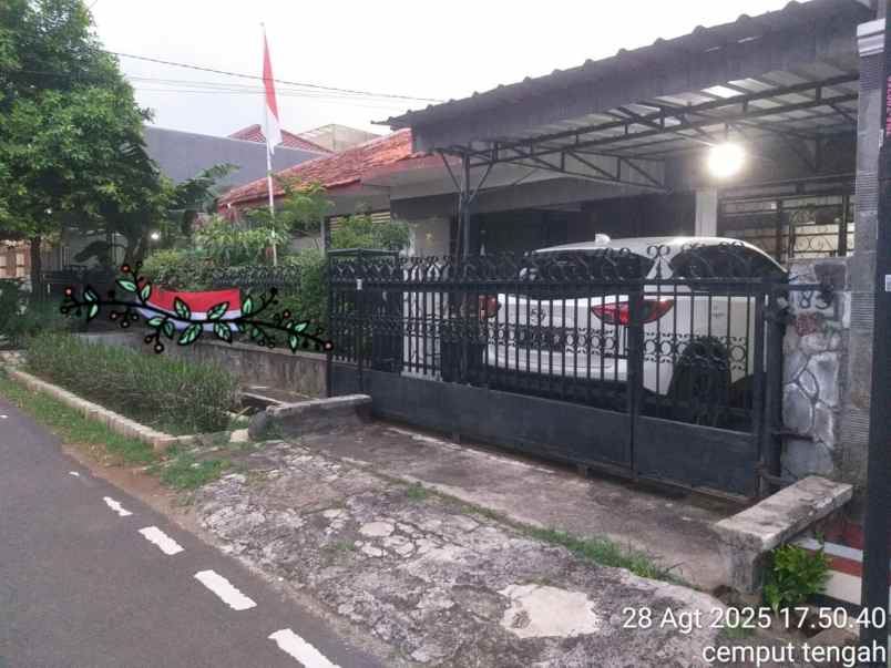 dijual rumah di cempaka putih tengah jakarta pusat