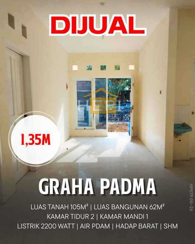 dijual rumah di graha padma semarang