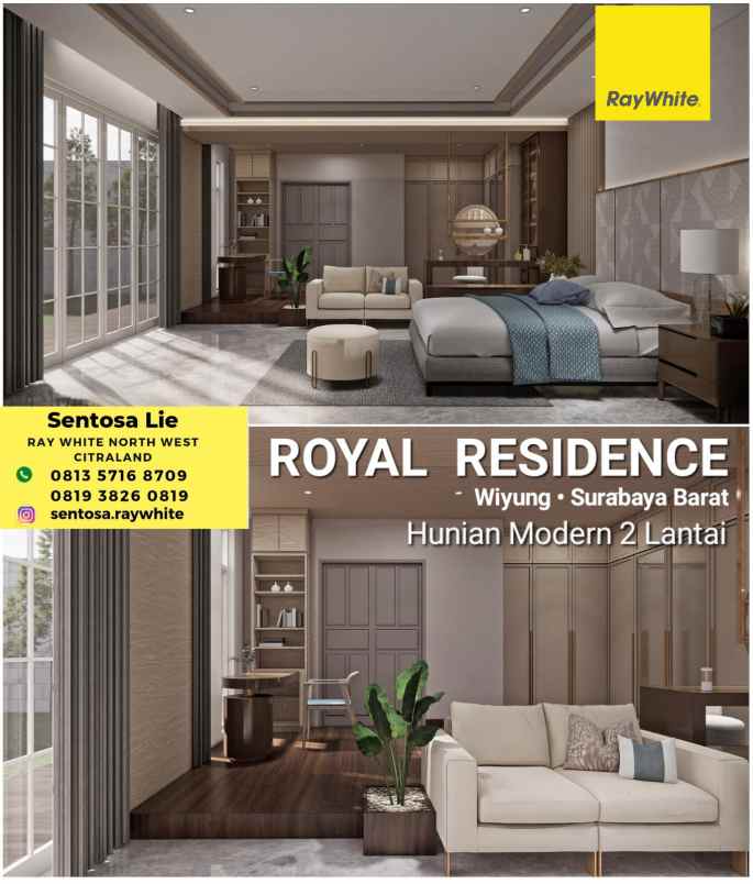 dijual rumah jalan royal residence