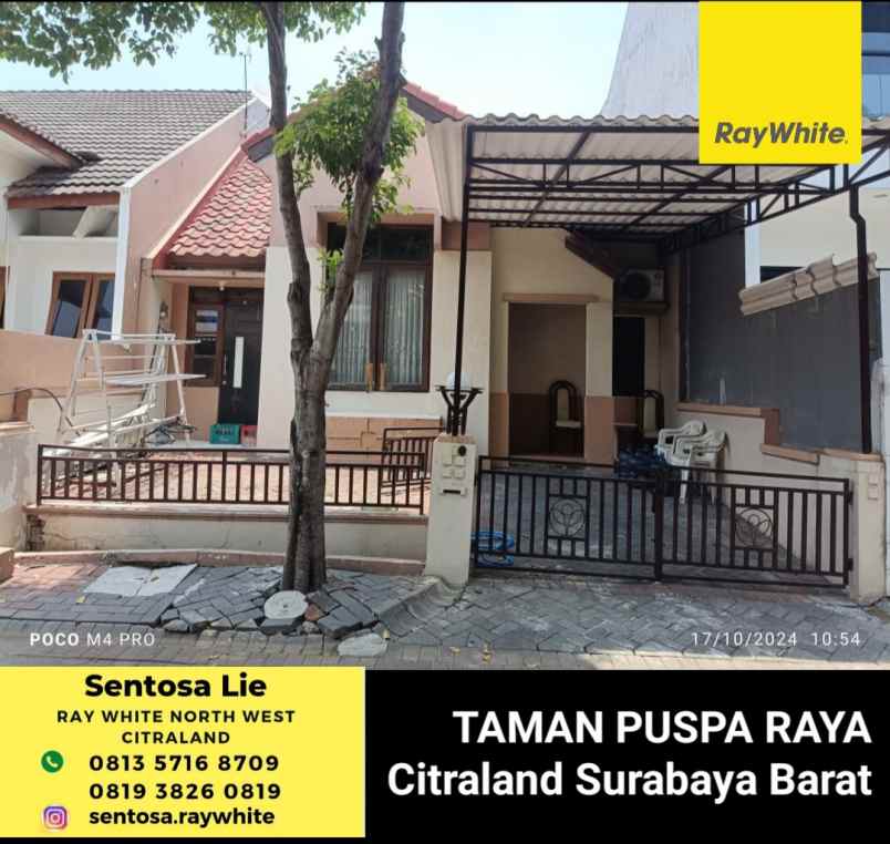 dijual rumah jalan taman puspa raya