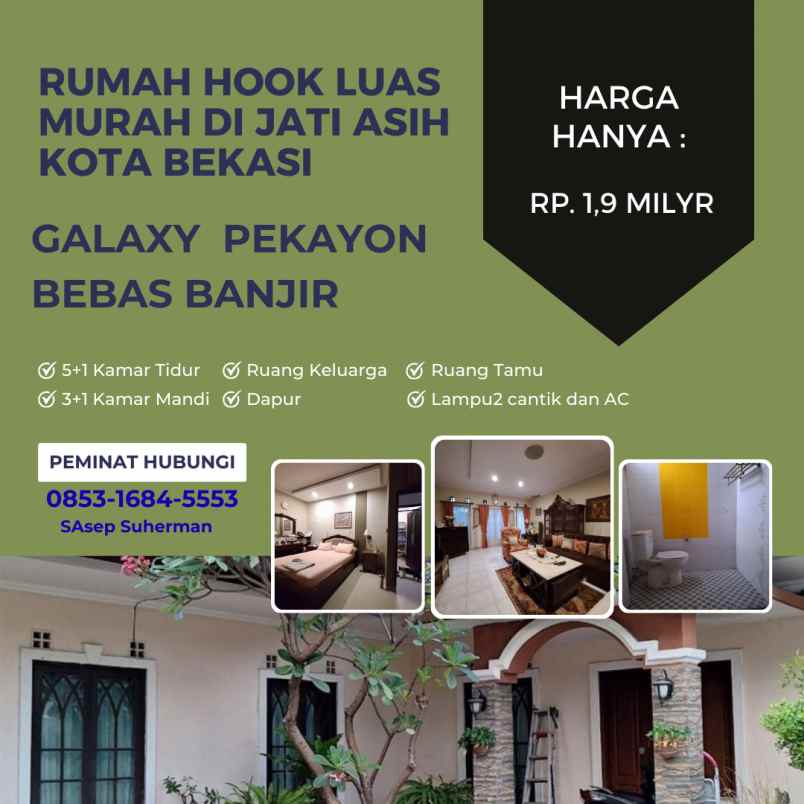 dijual rumah jatisari jatiasih bekasi