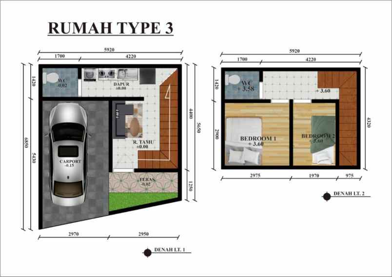 dijual rumah jl ganggeng