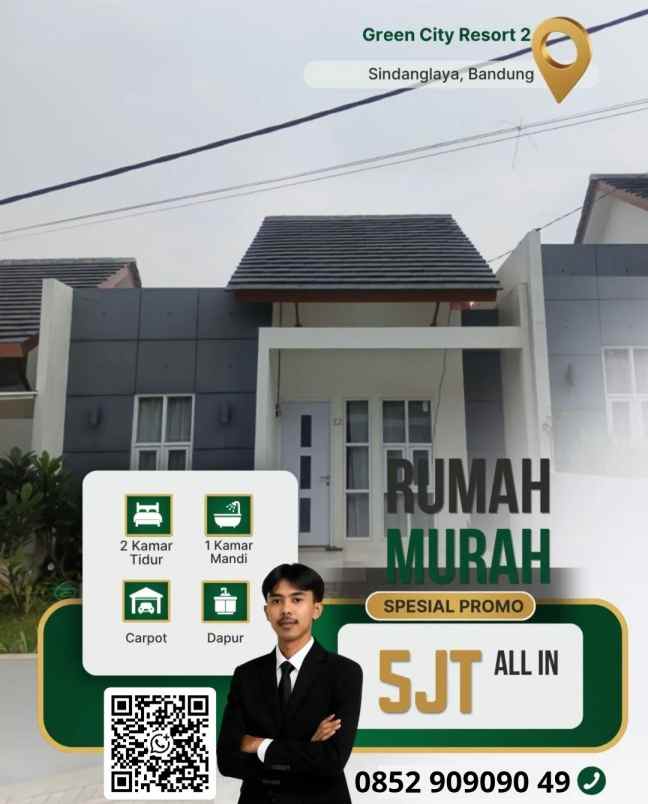 dijual rumah jl raya cigorowong jl