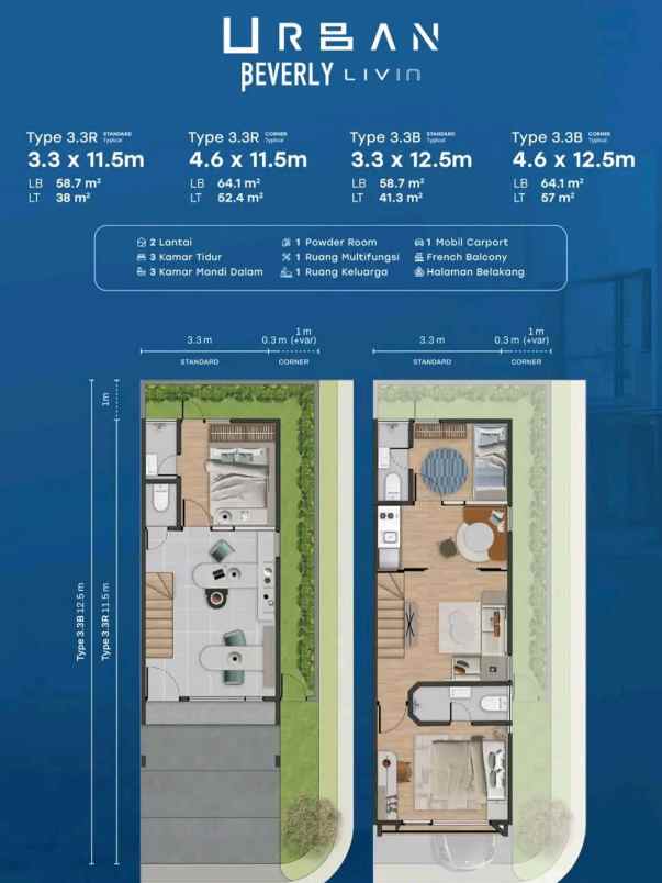 dijual rumah jl tangkuban perahu cosmo