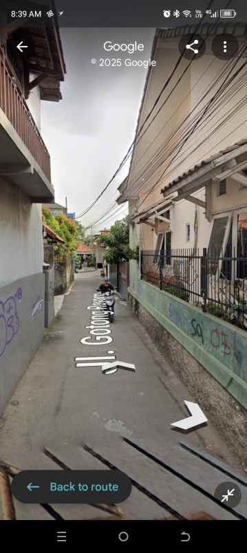 dijual rumah jln sarbini 3 no 27 rt015