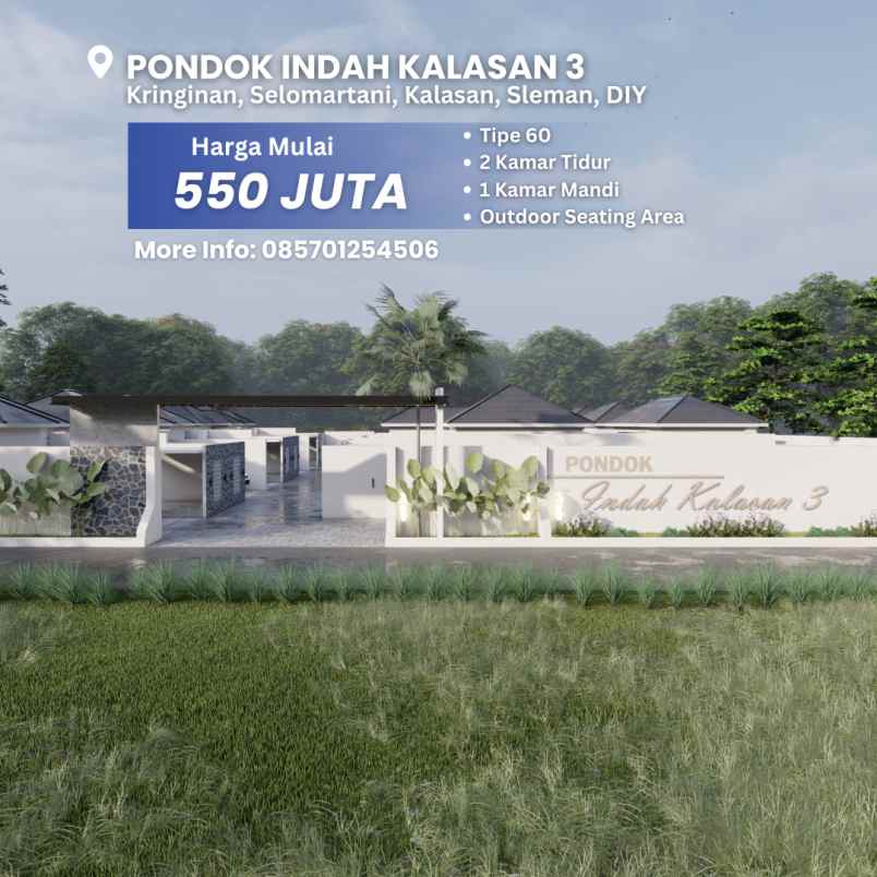 dijual rumah kringinan selomartani