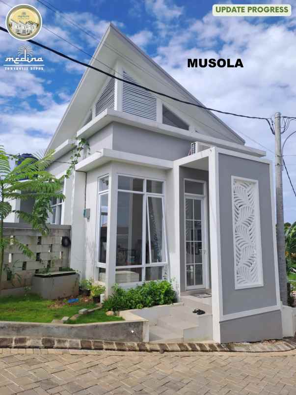dijual rumah medina townhouse depok jl