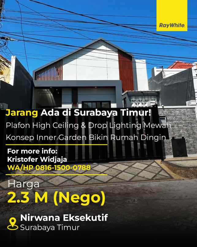 dijual rumah nirwana eksekutif