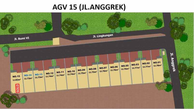 dijual rumah pamulang