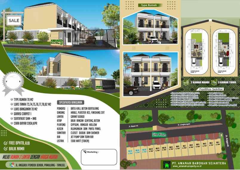 dijual rumah pamulang