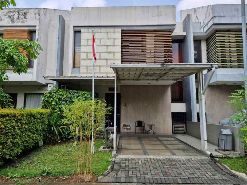 dijual rumah semifurnish prestigia the eminent bsd