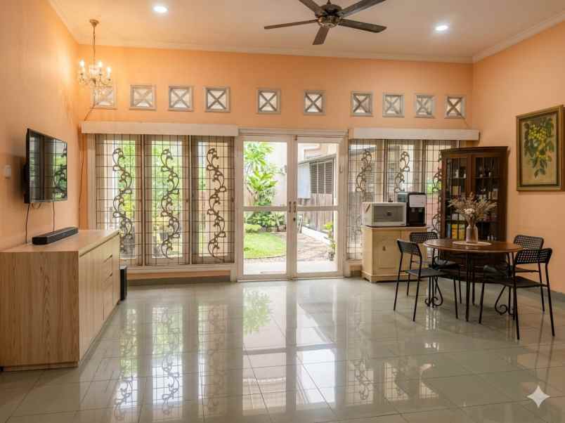 dijual rumah taman modern