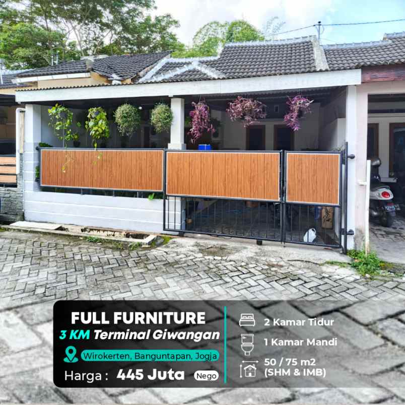 dijual rumah wirokerten