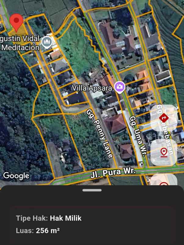 dijual tanah babakan canggu