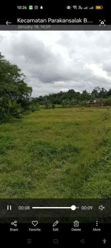 dijual tanah bojonglo gok parakansalak