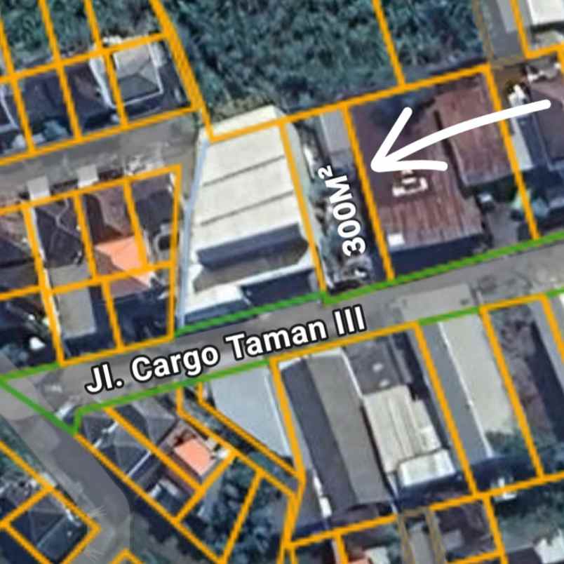 dijual tanah cargo taman