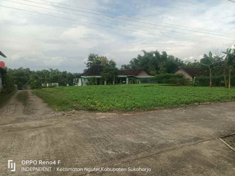 dijual tanah di plesan sukoharjo
