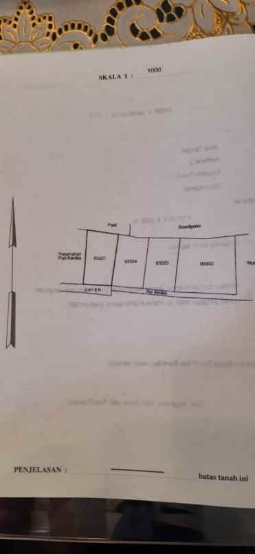 dijual tanah gedanganak