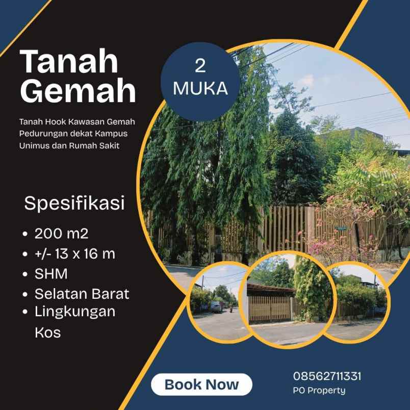 dijual tanah gemah