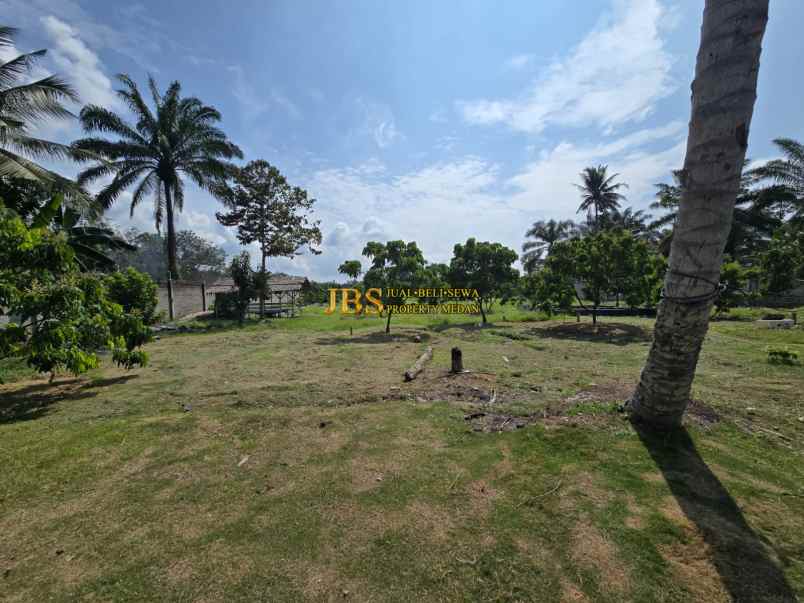 dijual tanah jalan lintas sumatera langkat