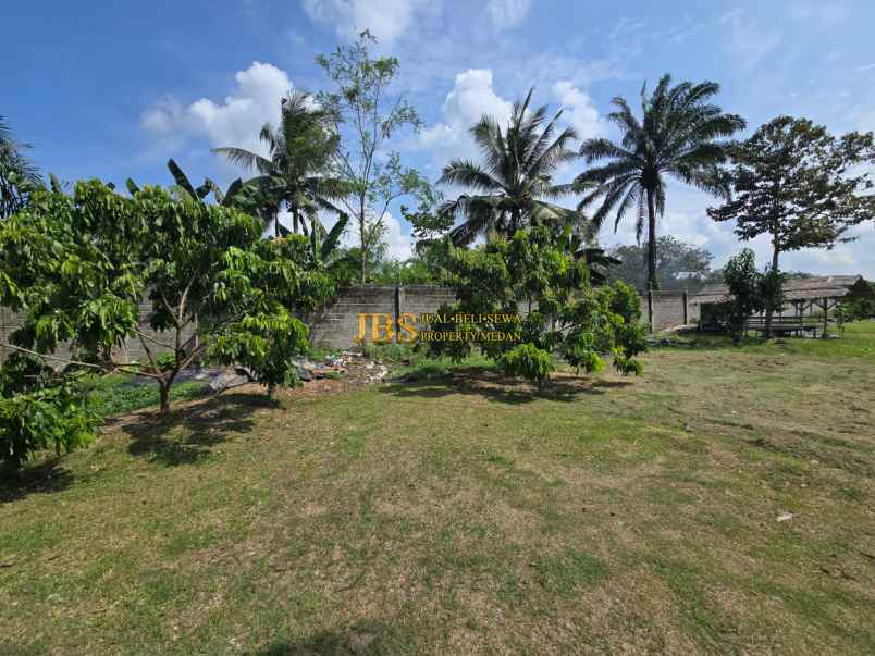 dijual tanah jalan lintas sumatera langkat