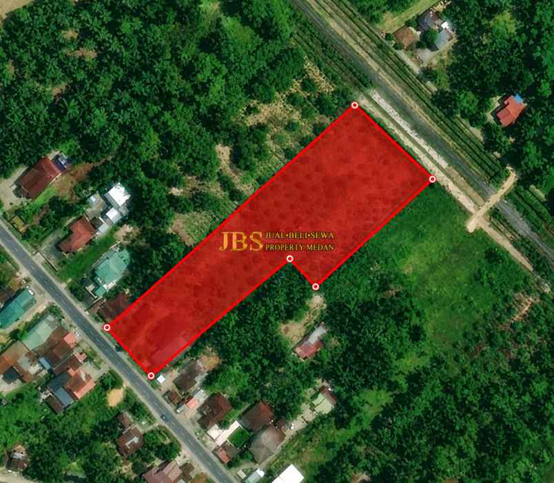 dijual tanah jalan lintas sumatera langkat