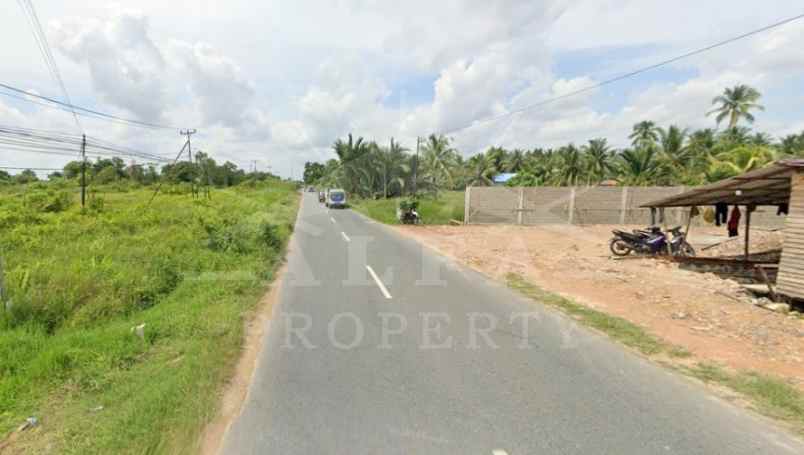 dijual tanah jalan raya sungai kakap