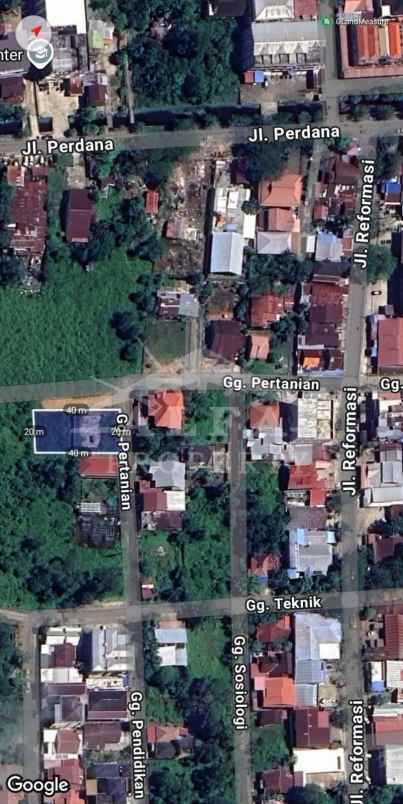 dijual tanah jalan reformasi