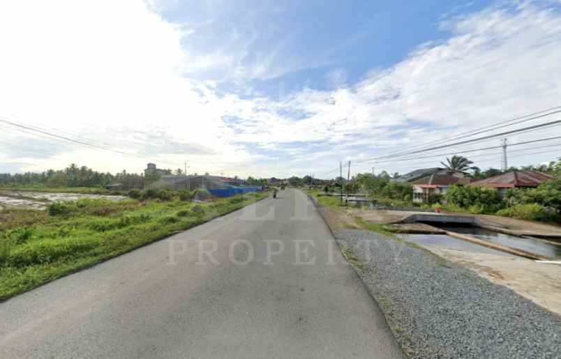 dijual tanah jalan sungai bakau besar