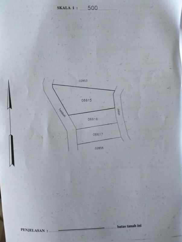 dijual tanah jl buana raya buana mekar