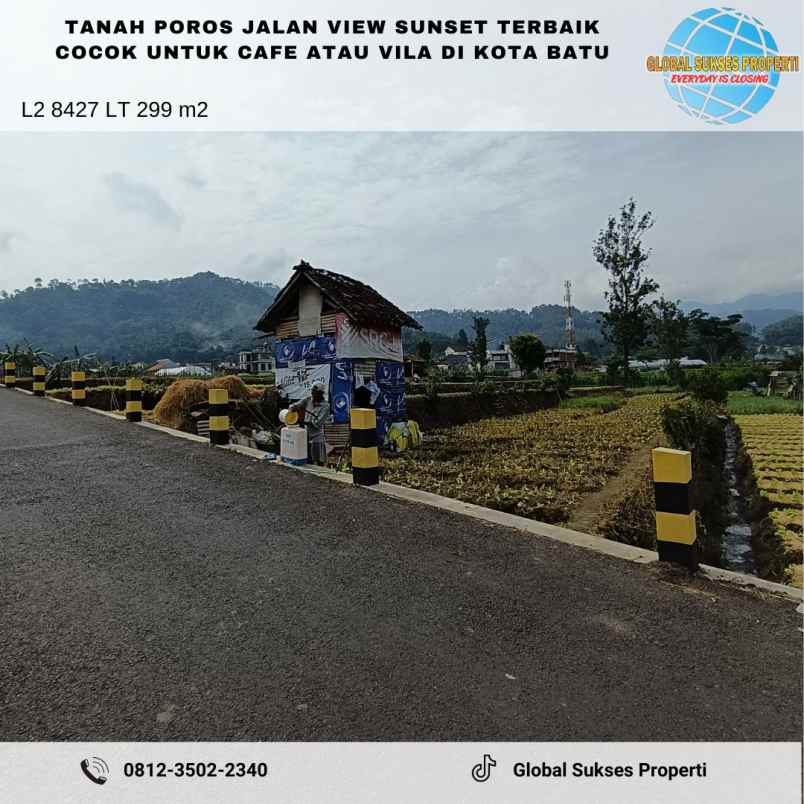 dijual tanah jl metro