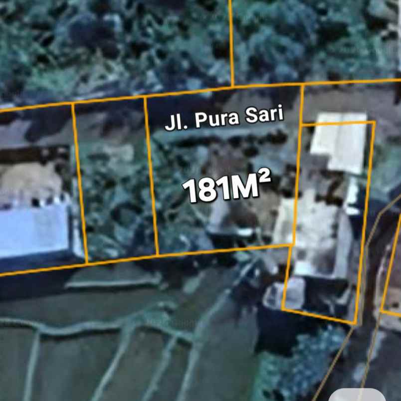 dijual tanah jl pura sari