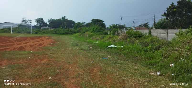 dijual tanah jl raya cikarang cibarusah