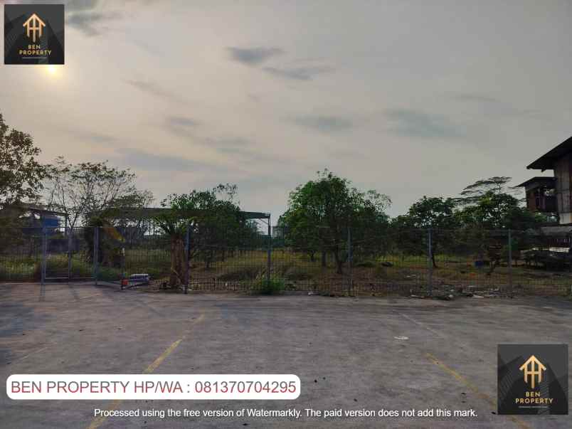 dijual tanah jl raya gatot subroto kadu