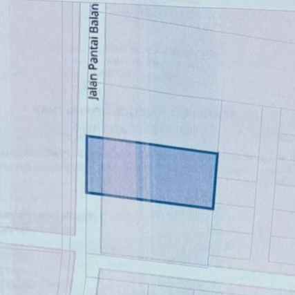 dijual tanah jln pantai balangan