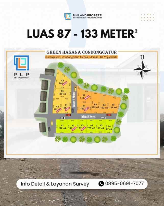 dijual tanah karangasem dekat pamella 6