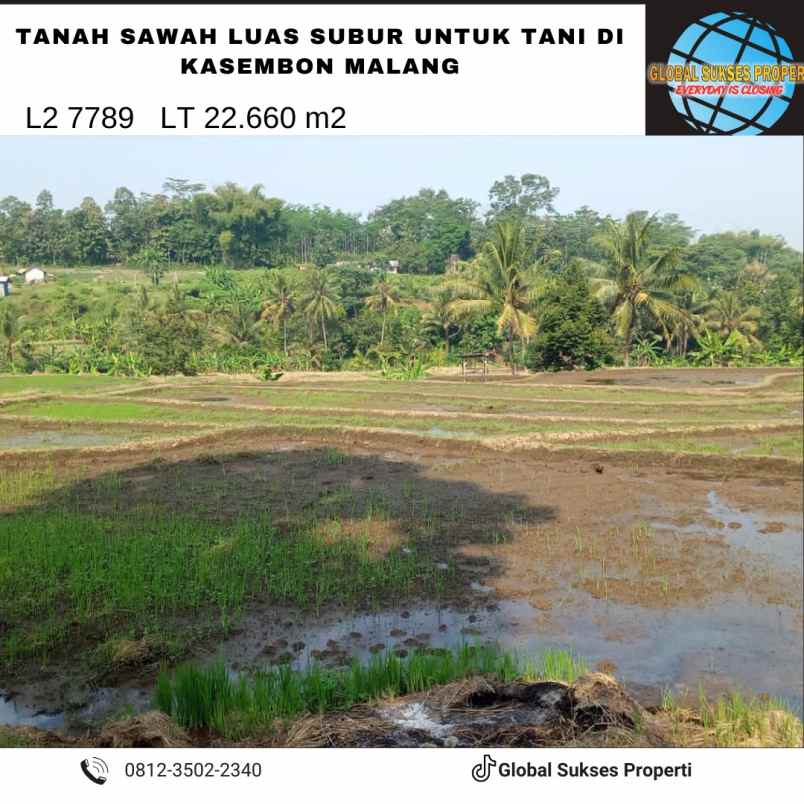 dijual tanah kasembon