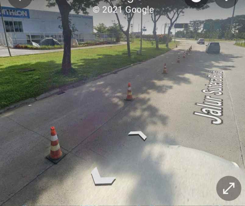 dijual tanah kavling komersial di jalur