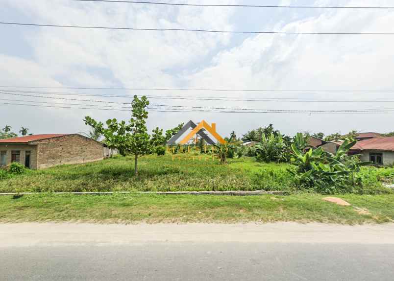 dijual tanah kosong jalan rumbia daerah batang kuis