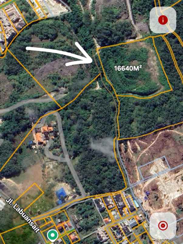 dijual tanah labuansait