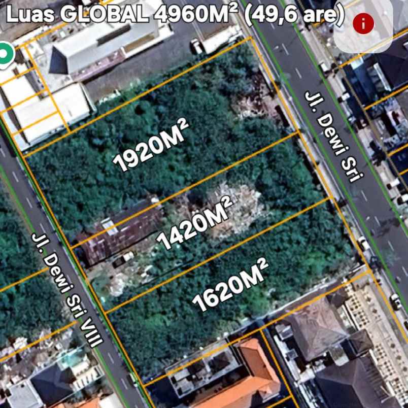 dijual tanah legian sunsetroad